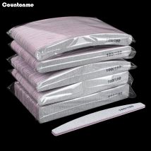 50Pcs Nail art Dateien 100/180 Professionelle kalk eine ongle Gel Nagel Polieren Buffer Schleif Dateien Für Maniküre Nägel Accessoires