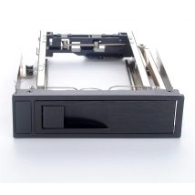 NEU Festplatten-Caddy 3,5 Zoll 5,25 Bay Edelstahl Interne Festplatten-Montagehalterungsadapter 3,5 Zoll SATA HDD Mobiler Rahmen