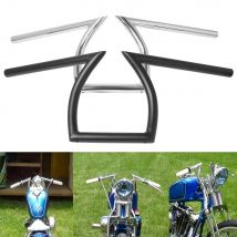 For Harley Honda Yamaha Kawasaki Chopper Bobber Motorcycle Accessories 22mm 7/8" 25mm 1" Handlebar Z Style Drag Handle Bar