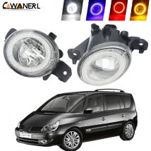 2 X LED Angel Eye fendinebbia per Renault Espace 4/IV (JK0/1 _) MPV 2003-2012 fendinebbia anteriore per auto luce di marcia diurna DRL 12V
