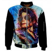 PLstar Cosmos Neue Mode Casual 3Dprint Unisex Männer/Frauen König von Pop Michael Jackson