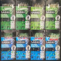 Lunker Sabiki richiamo flasher rig gancio esca morbida anguilla luminosa bagliore sgombro scuro pesca vivavoce mulloway mullet a testa piatta squalo