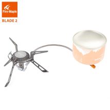 Feuer Ahorn Titan Klinge 2 Gasbrenner ultraleichte 135g Gasherde Herd mit Vorheizrohr Outdoor Camping Remote Gasherd
