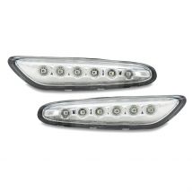 2Pcs Error Free LED Side Marker Lamp Amber Turn Signal Lights For BMW E46 E60 E61 E81 E82 E83 E87 E88 E90 E91 E92 E93