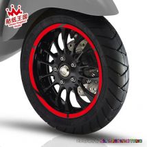 12 streifen Für Vespa 946 GTS250 300 SPRINT PRIMAVERA 150 LX125 motorrad 2 Räder Aufkleber Reflektierende Rim Geeignet 12 zoll reifen