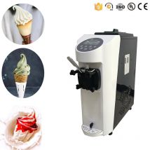 Macchina per gelato da 220 V completamente automatica Mini macchina per gelato alla frutta Macchina per crema da cucina elettrica commerciale fai-da-te per parco giochi