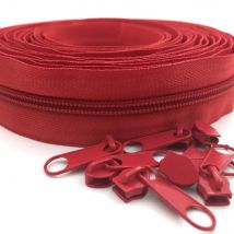 #5 24 Colors Nylon Coil Zippers by The Yard with Sliders for DIY Sewing Tailor Crafts Bags