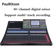 Paulkitson 40 Kanal Professionelle Digitale Mischen Studio Mehrspuraufnahme Bühne Digital Mixer Audio Ausrüstung