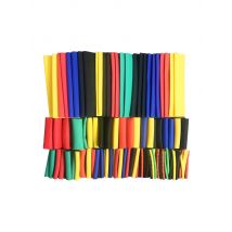 164pcs/Set Polyolefin Shrinking Assorted Heat Shrink Tube Wire Cable Insulated Sleeving Tubing Set 2:1
