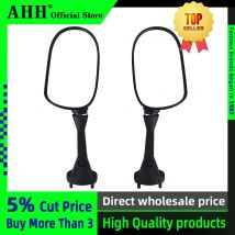 AHH Mirrors Rear View Mirror Inverted For Kawasaki ZX-6R 05 06 07 08 636 NINJA Motorcycle Accessories