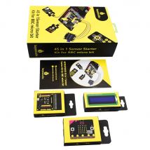 Keyes tudio micro: bit v2 45 in 1 sensor starter kit für bbc micro bit kit stamm programmier kit 57 projekte tutorial