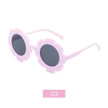 Free shipping sunflower Cute Baby Flower cartoon fashion colorful children's petal glasses Sunglasses