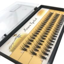 1 box 60 klastry 20/30D przedłużanie rzęs, pojedyncze rzęsy, naturalne grube sztuczne rzęsy,,