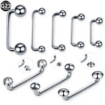 10 Teile/los G23 Titan Oberfläche Barbell 14G 16G Mirco Dermal Piercings Kristall Dermal Anker Piercings Körper Schmuck piercings