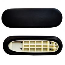 Cuscinetti per braccioli Tappi di ricambio per Herman Miller Sayl Office Home Computer Sedia Accessori per braccioli Colore nero e grigio 1 paio