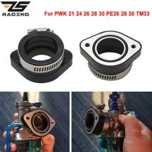 ZS Racing Motorrad Vergaser Gummi Adapter Einlass Ansaugrohr Für PWK 21 24 26 28 30 PE 26 28 30 TM33 VM24 TM28 Dirt Bike
