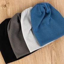 Frauen Mode Baumwolle Frühling Herbst Beanie Einfarbig Warme Gestrickte Hip-Hop Hut Unisex Outdoor Häkeln Stricken Baggy Motorhaube kappe