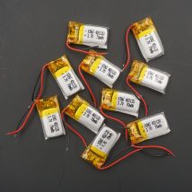 10 stücke 3,7 V 70 mAh 401120 Polymer Li Lithium Lipo Batterie Zelle Für GPS MP3 DIY Bluetooth Lautsprecher Kopfhörer headset Aufnahme Stift