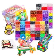 5mm/2,6mm Hama perlen 72 farben Perler Spielzeug Kit 3D Sicherung perlen Puzzle box DIY Kreative Handarbeit handwerk Spielzeug Vorlage kinder spielzeug