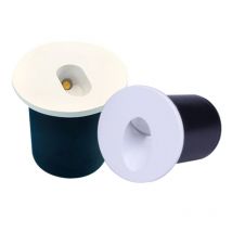 Lampada da parete a LED da incasso per scale da 1W 3W Decorazione per interni in alluminio Luci per gradini Scala Scala Luce notturna Lampada da parete per corridoio