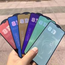 8D Mirror Temper Glass for iPhone16 15 14 13 12 11 Pro Tempered Glass on the for iPhone 15 pro max Protective Film