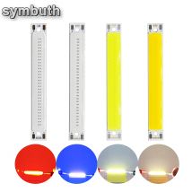 60x8mm LED COB Strip for Bicycle Taillights 1.5W 3W 2V 3V DC Warm White Blue Red COB LED Light Source for DIY Work Lamp