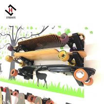 Hochbelastbare, an der Wand montierte Skateboard-Display-Aufhänger, Halterungen, Hakenhalter, Halter, Ständer, Longboard-Wandhalterungen