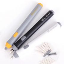 Tenwin Elektrisches Radiergummi-Set, batteriebetrieben, Bleistift, Gummis, Kunst, hohes Licht, Löschwirkung, automatische Radiergummis, Skizze, Studenten, Geschenk