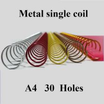 25mm Angepasst Eisen Spirale Ring 30 Loch Binder Metall Bindung Ring A4carl Binder Bindung 26 Loch B5 Schlange Ring a5