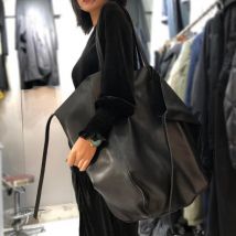 Echt ledertasche Dame Hoch leistungs tasche natürliche Kuhhaut lässig einfaches Design Schulter packungen coole Mutter tasche für Frauen