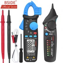 Digitales Zangenmessgerät BSIDE ACM91 AC/DC-Strom 1 mA True RMS Auto Range Live Check NCV Temp Frequenz Kondensator Tester Multimeter