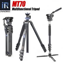INNOREL MT70 Tragbares professionelles Kamerastativ Einbeinstativ Fotografieständer Optionaler Videokopf und Desktop-Stativ