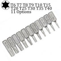 10 stücke Torx-schraubendreher Bit Set 1/4 Hex Schaft Stern T6 T7 T8 T10 T15 T20 T25 T30 T35 T40 schraube Fahrer Bits Hause Hand Werkzeuge