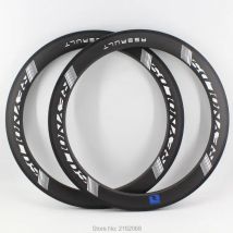2 Stücke Neue blau 700C 38 50 60mm Rennrad matt UD vollcarbon rohrförmige drahtreifen schlauchlose felgen carbon fahrradräder