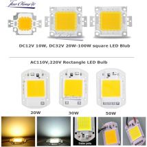 LED Cob 10W 20W 30W 50W 100W Cob LED Chip DC 12V 32-36V integrierte Matrix Diode Perlen DIY Flutlicht Chip Spotlight High Power