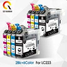 Cartucho de tinta LC223 LC 223 LC223XL compatible con Brother DCP-J562DW DCP-J4120DW MFC-J480DW MFC-J680DW MFC-J880DW MFC-J4620DW