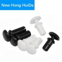 2/2,7/3,1/3,6/4,1/5,1/6,1 mm Nylon Kunststoff R Typ Expansion Niet Mutter Schnalle Clip PC Board Nieten Verschluss Schwarz Weiß