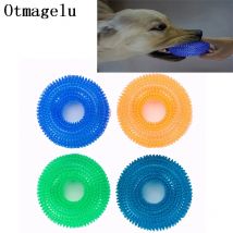 Otmagelu Squeak Pet Small Dog Treats Puppy Interaktives Spielzeug Ballspielzeug für große Hunde Kauspielzeug Igelspielzeug Zahnreinigung Sounded Ball