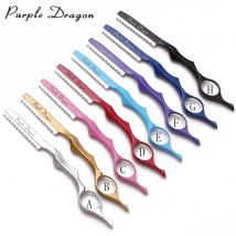 Professionelle Sharp Barber Razor Klinge Lila Drachen Haar Rasierer Schneiden Haare Schneiden Ausdünnung Messer Salon Werkzeuge Dropshipping Z6100