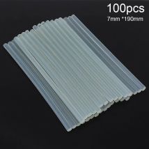 10-100pcs/lot 7mm / 11mm Transparent Hot-melt Gun Glue Sticks for Heat Pistol Gun Adhesive DIY Tools  Repair Alloy Accessories