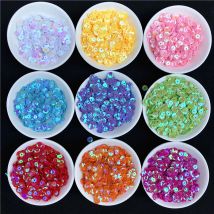10 gr/paket Größe 4mm 5mm 6mm 8mm Cup Runde PVC lose Pailletten für kleidung Nähen, hochzeit Handwerk, Frauen DIY Bekleidungs Zubehör