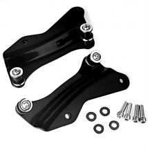 Schwarzes 4-Punkt-Docking-Hardware-Kit für Harley Street Glide Road Glide Road King FLHX FLH/T FLHR