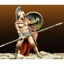 Leonidas 300 Säulen 54mm Resin-Modellbausatz - Historische Militärfigur Sammlerstück
