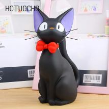 Hotuocho Schwarze Katze Spardose Tierfiguren Spardose Tier Münzbank Home Decor Moderner Stil Sparschwein Figuren Kinder Geschenk