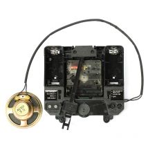 R Stille Sweep Bewegung Mit Musik Chime Box Kunststoff Quarz Mechanismus Mit Hände & Pendel Stick Einheiten DIY Uhr Zubehör kits