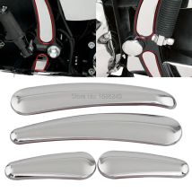 Chrom Motorrad gebogen Schwinge Rahmen Einsätze passt für Harley Softail Heritage Springer Deluxe Bad Boy Fat Boy flstf 2015-2018