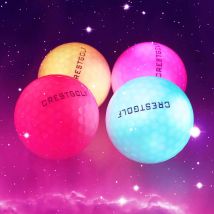 Pallina da Golf Crestgolf con Logo 3 pz/6 pz/10 pz/30 pz/pacco Night Glow Light Glow LED pallina da Golf-sei colori per la tua scelta
