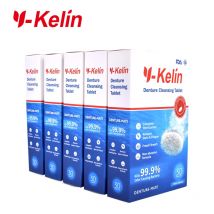 Y-Kelin Prothesenreinigungstabletten 360-Grad-Tabs + Box Bbrush