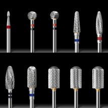 Nagel Bohrer Hartmetall Fräser Nail art Werkzeug Für Elektrische Maniküre Nagel Bohrer Maschine Nägel Zubehör Entfernen Gel Werkzeuge