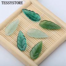10 stücke Blätter Form Lampwork Perlen Multi Farbverlauf Glas Perlen Für Schmuck Machen Haarnadel Handgemachte DIY Zubehör